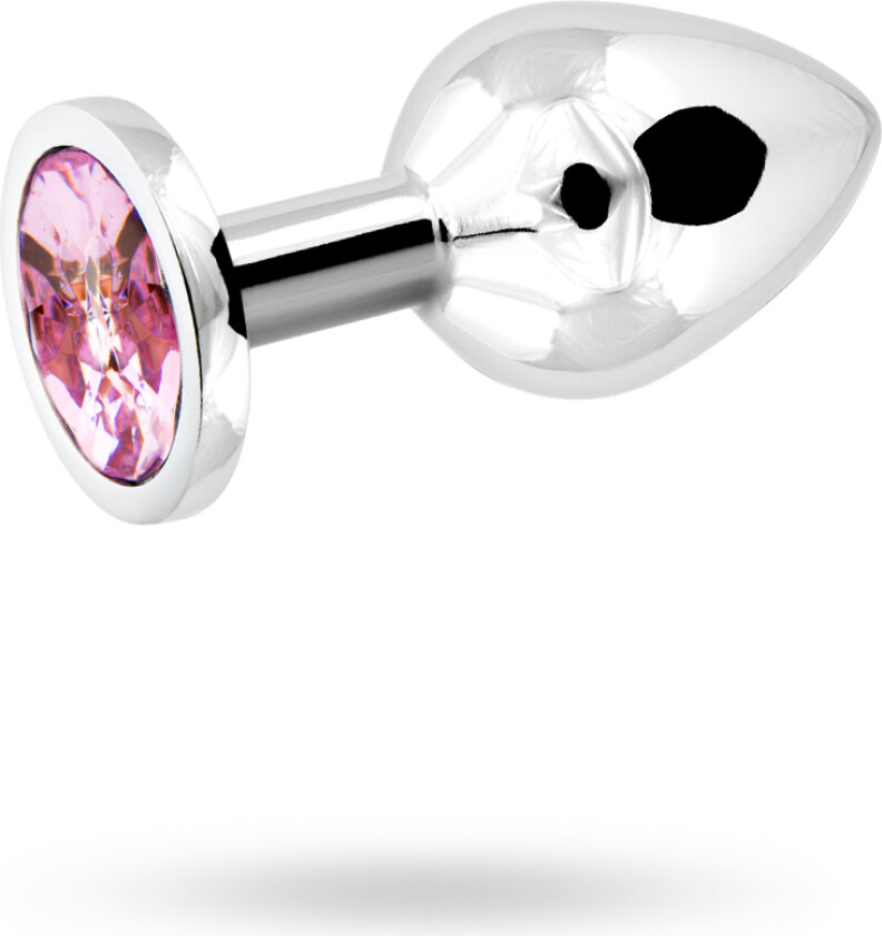Metal Plug Medium - Silver/Pink