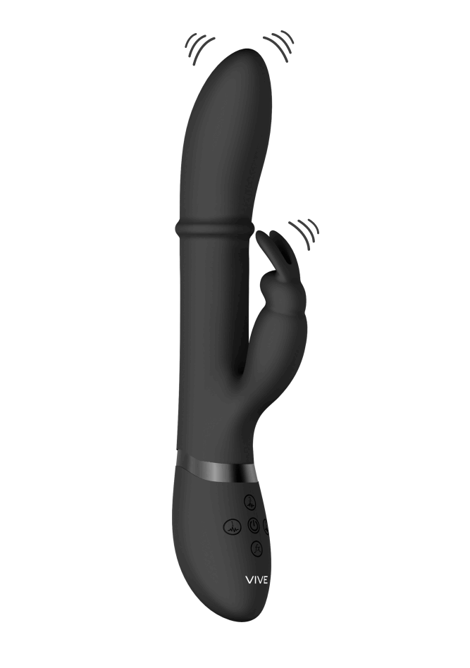 HALO - Rabbit Vibrator with Integrated Stimulating Ring