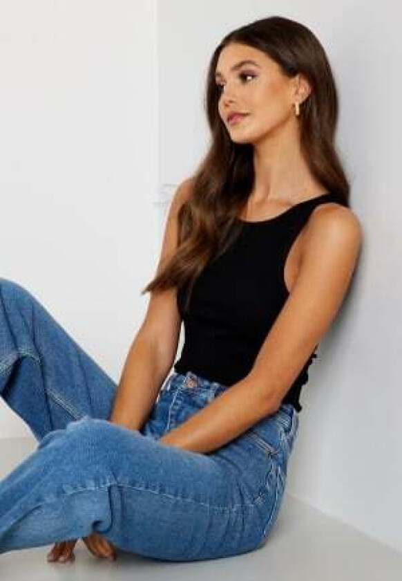 Kenya Life Rib Tank Top Black XS