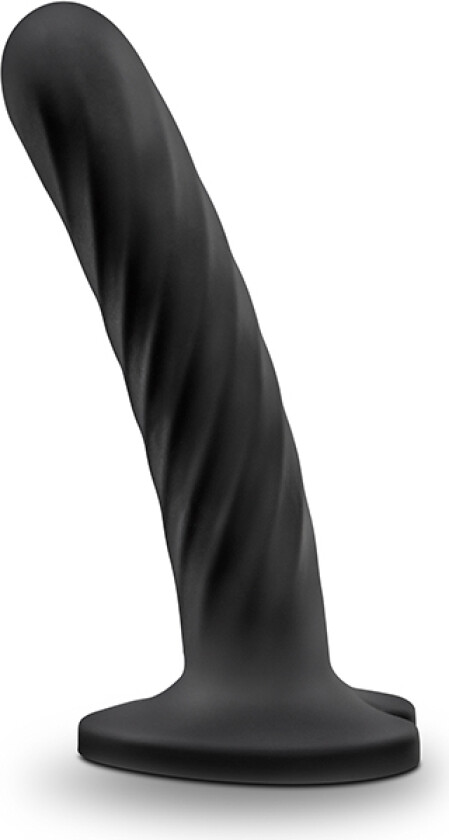 Temptasia Twist Black Dildo - Medium