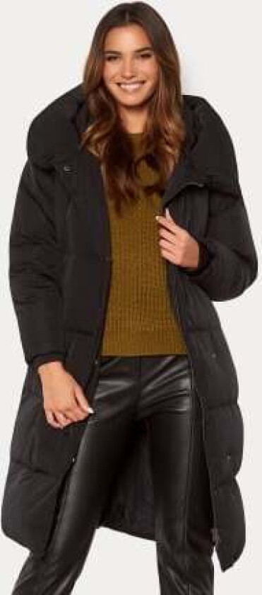 Louise Long Down Jacket Black S