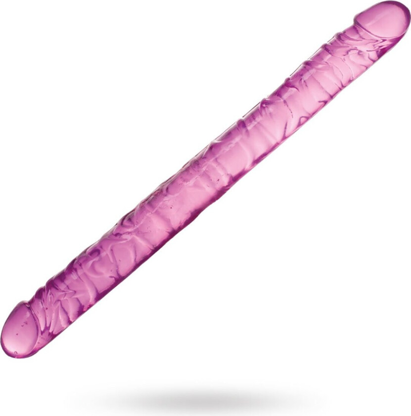 44.5cm Realistic Double Dildo - Purple
