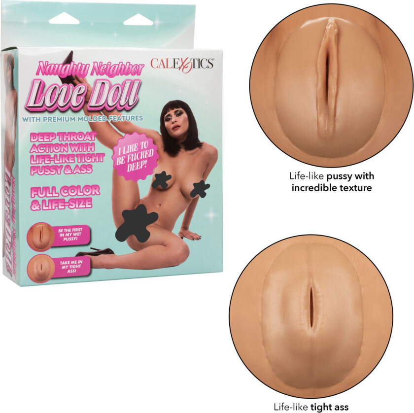 Love Doll with Deep Throat Action and Life-like Pussy & Ass