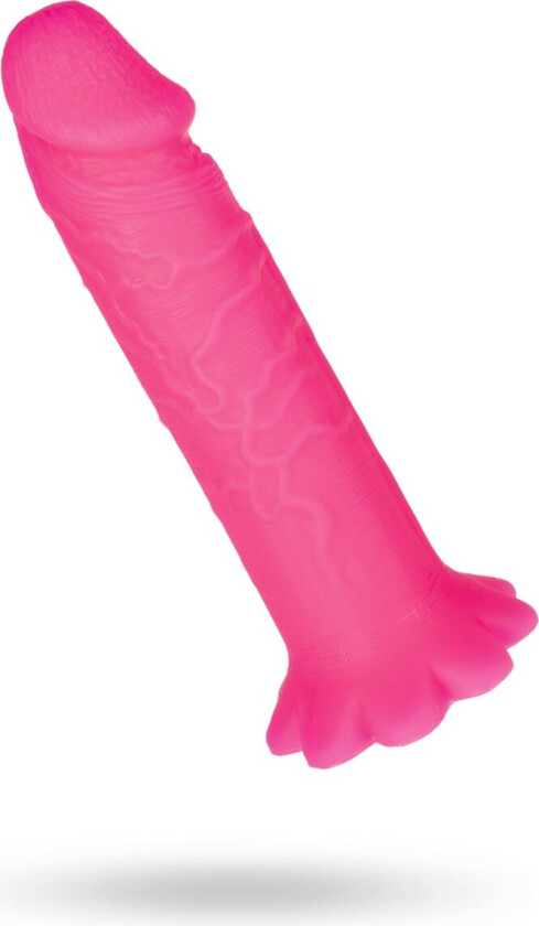 Realistisk dildo med sugekopp 18 cm - Rosa