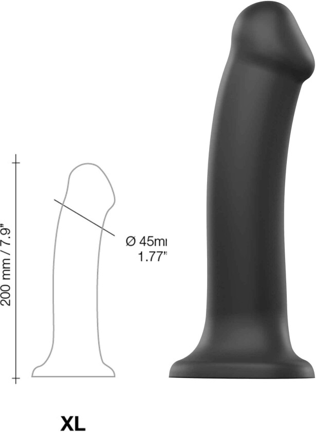 Bøybar Dildo Dual Density XL - 20 cm