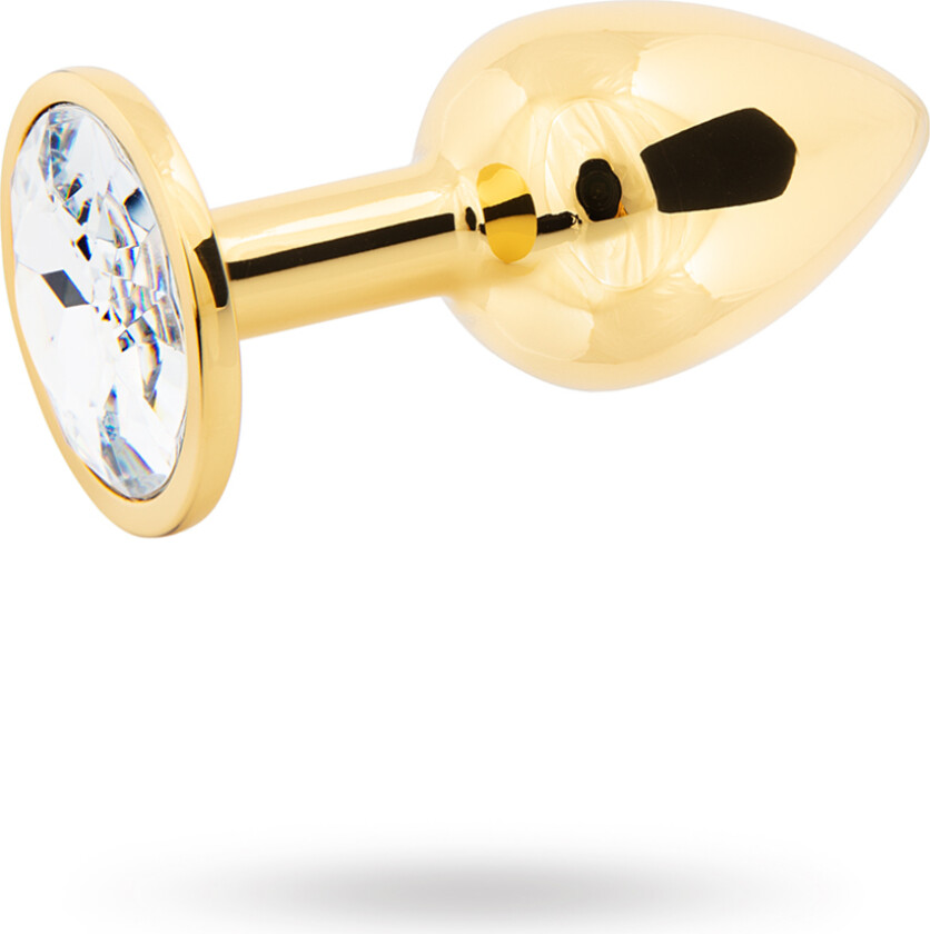 Metal Plug Small - Gold/Clear