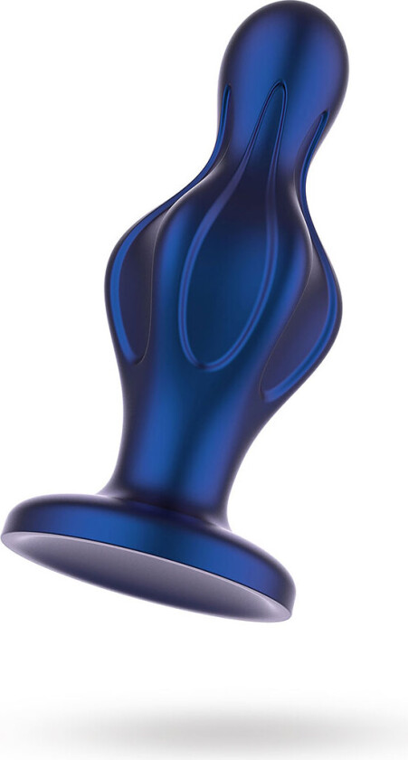 BUTTOCKS BATTER PLUG METALLIC BLUE