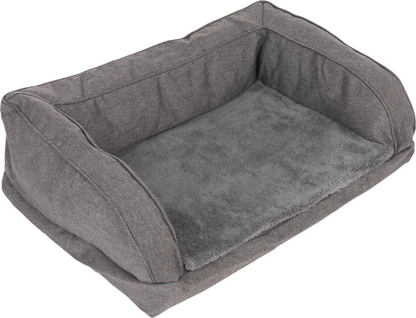 Ortopedisk Hundesofa - Grå - Erstatningstrekk, mørkegrå, Str. XL