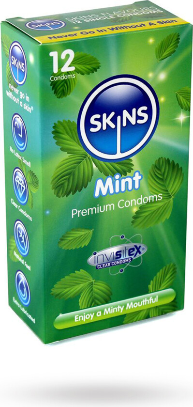 Kondomer med Mintsmak 12-pack