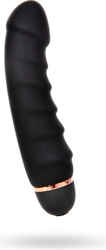 Black Amazing Ribbed Vibrator