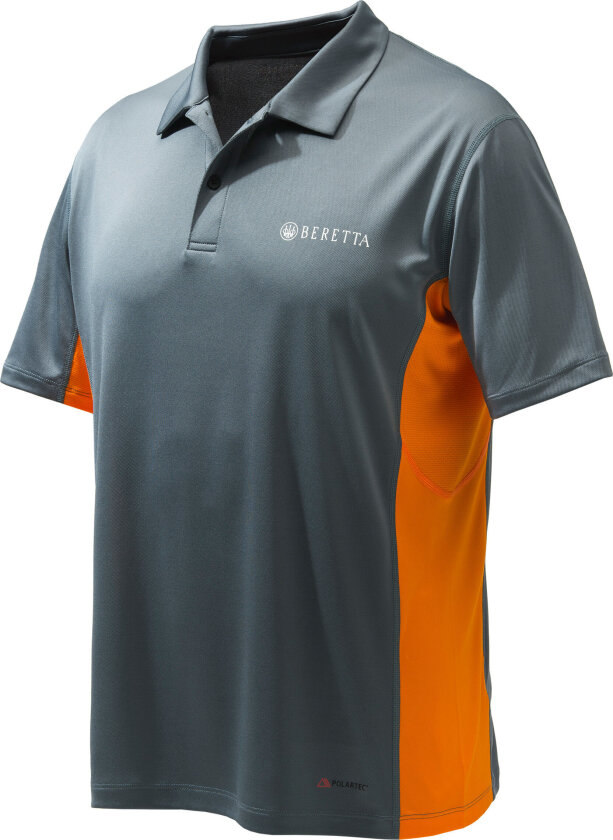 Unisex Flash Tech Polo S, Grey Castlerock