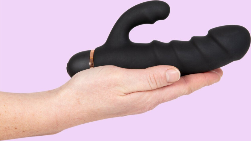 Black Amazing Ribbed Mini Rabbit