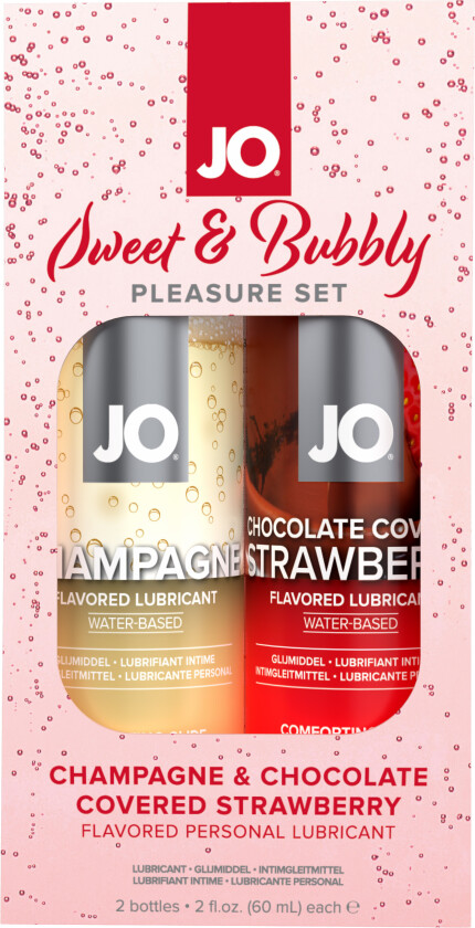 SWEET & BUBBLY SET CHAMPAGNE & CHOCOLATE COVERED STRAWBERRY 2x60 ml