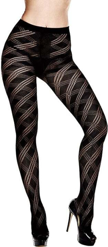 Argyle Jacquard Pantyhose Queensize