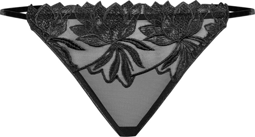 Truse av tyll med broderi