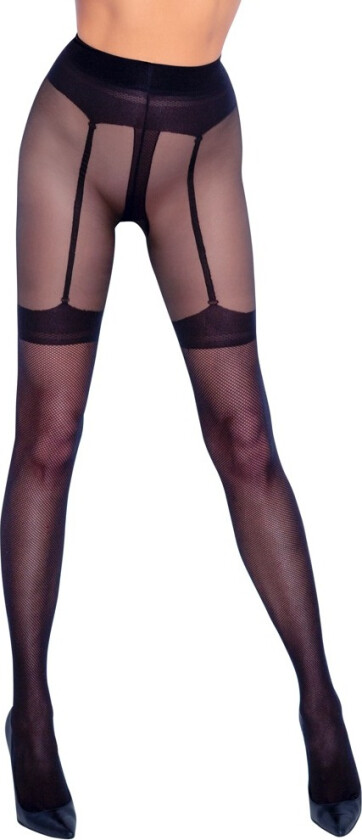 Crotchless Tights - Black