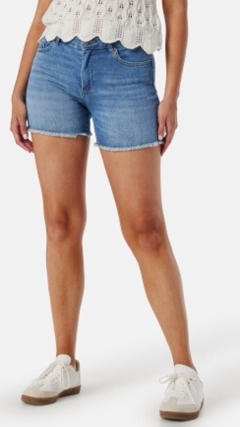 Onlblush Raw Denim Shorts Ligth Blue Denim M