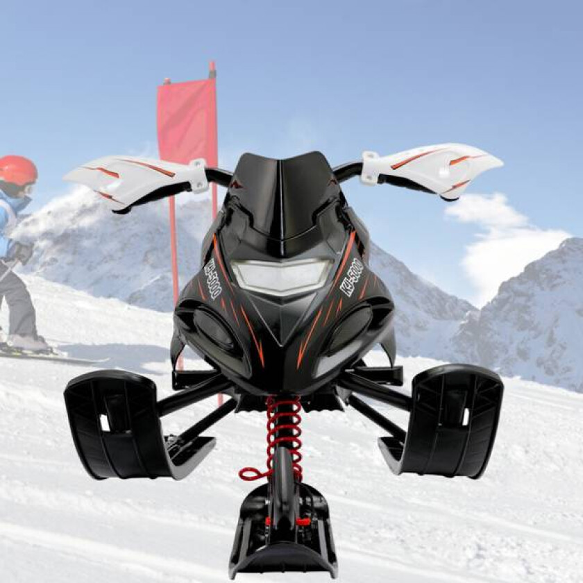 Rattkjelke Svart opp til 60kg Ski-Doo design -122 cm