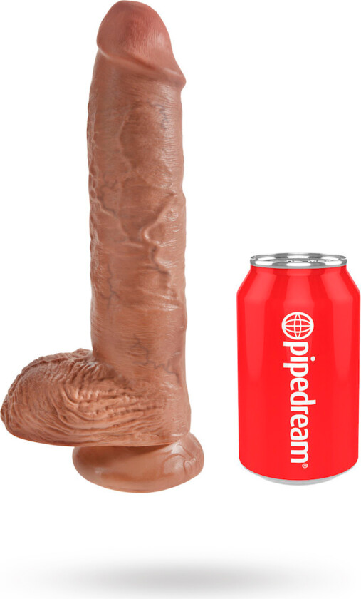 Cock with Balls 27 cm - Tan