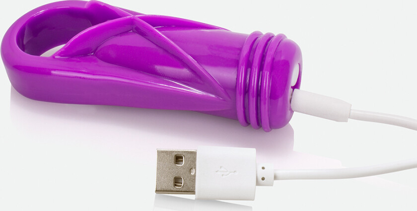 Charged OYeah! Plus Rechargeable Vibe Ring - Purple