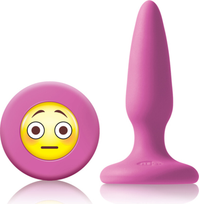 Moji's OMG Rosa Mini Silikon Plugg med Emoji