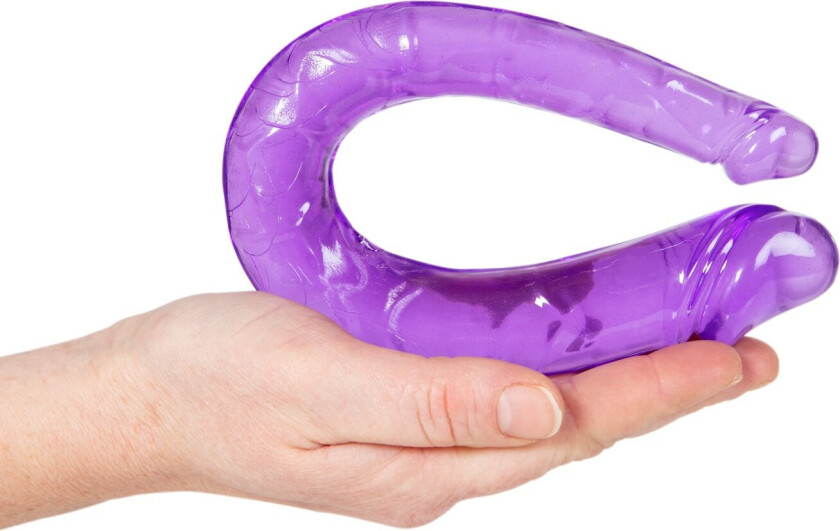 Double Penetrating Dildo Purple