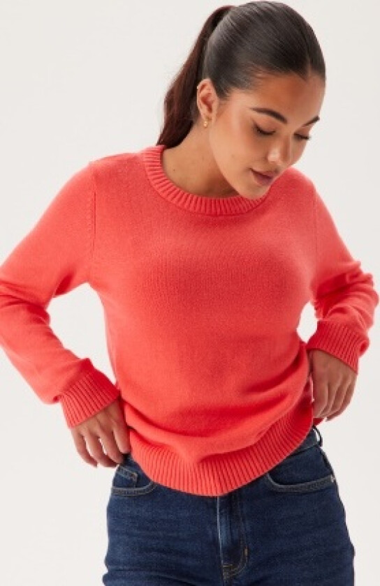 Viril O-neck L/S Knit Top Dubarry Detail:DARK MELANGE S