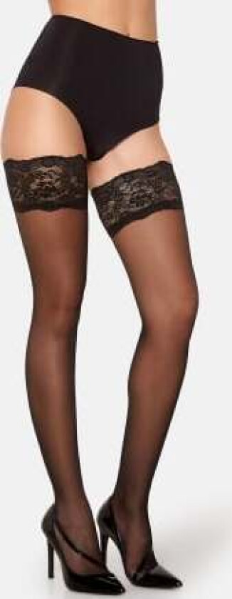 Silky Stay Up 20 Den Black S/M