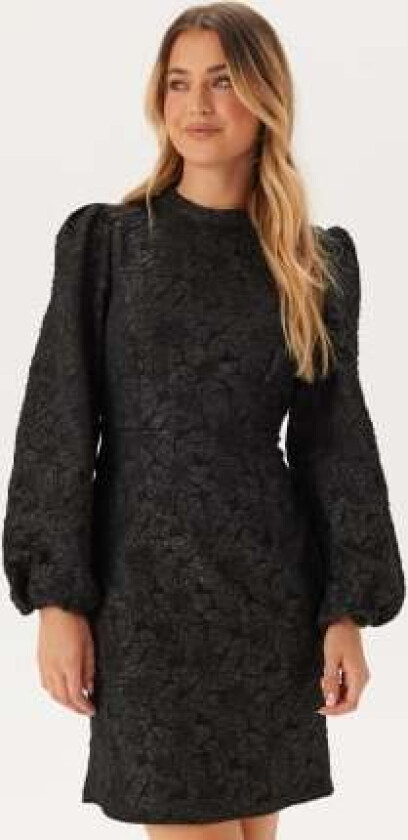 Viwillow L/S SHORT DRESS SHORT Black 44