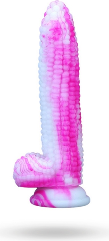 Dildo Corn Pink-White 20 cm