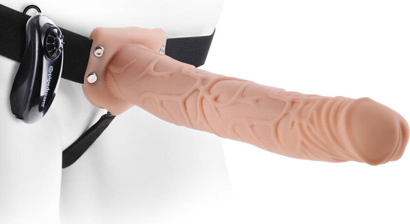 28cm Vibrating Hollow Strap-On