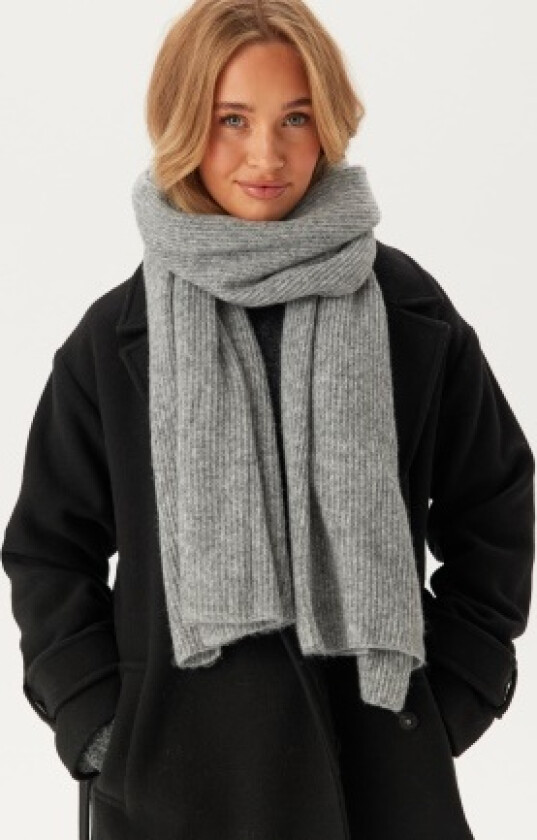 Pcmoella Scarf Medium Grey Melange Onesize