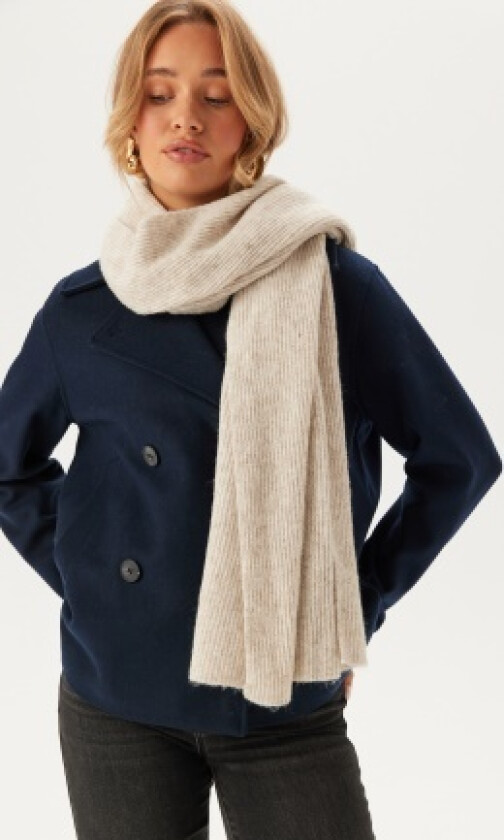 Pcmoella Scarf Whitecap Gray Detail:melange Onesize