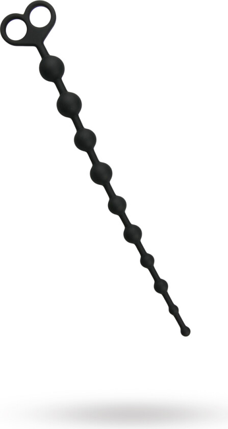 Long Anal Beads Black