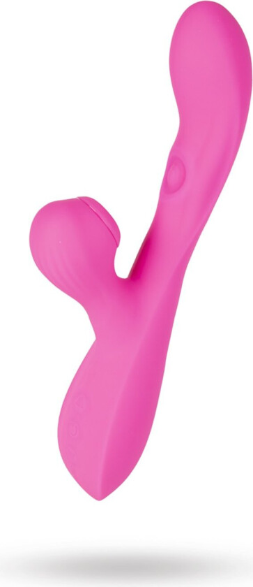 3 in 1 Vibrator with Suction & Vibration + Clit licker - Pink
