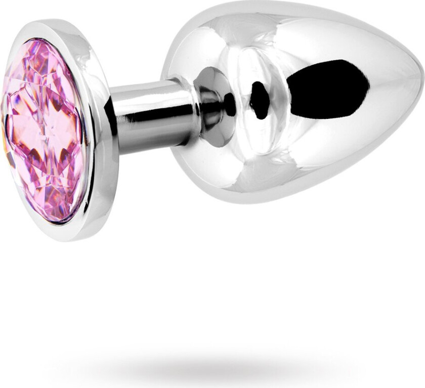 Metal Plug Large - Silver/Pink