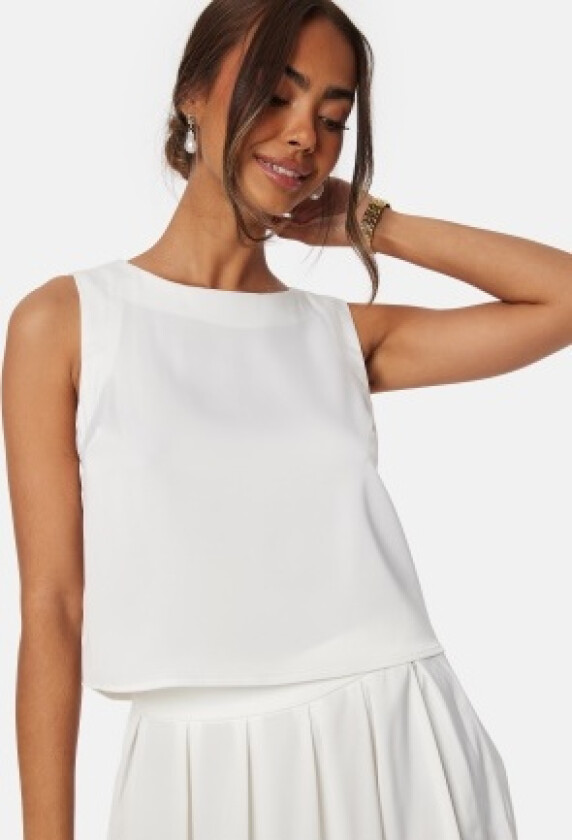 Visalini sleeveless top Cloud Dancer 42