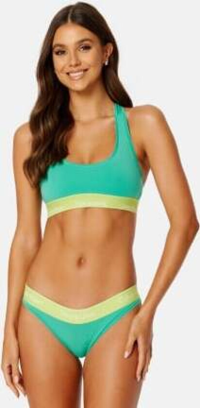 Unlined Bralette 9T7 Aqua Green XS