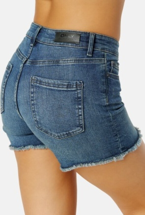Blush Raw Denim Shorts Dark Blue Denim XL