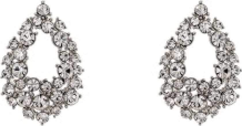 Bilde av Petite Earrings Crystal/silver One size