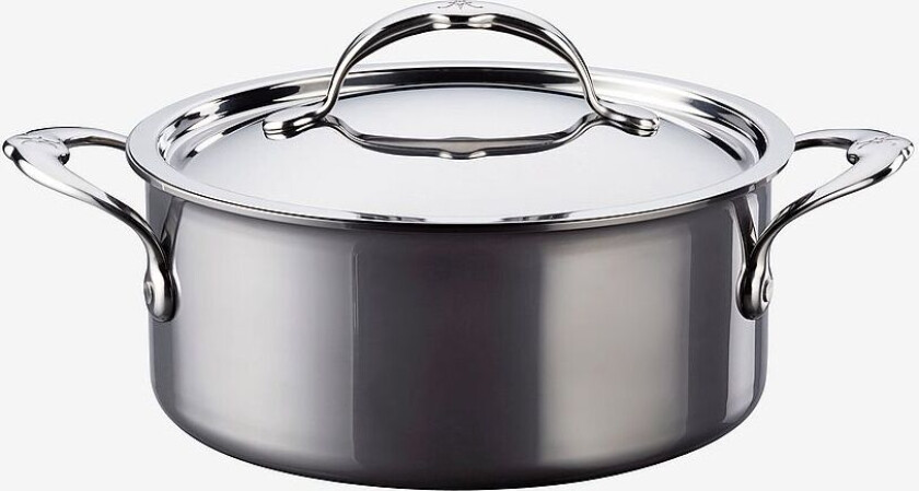 Kjele med lokk NanoBond diameter 20 cm, 2,8 liter, Krom