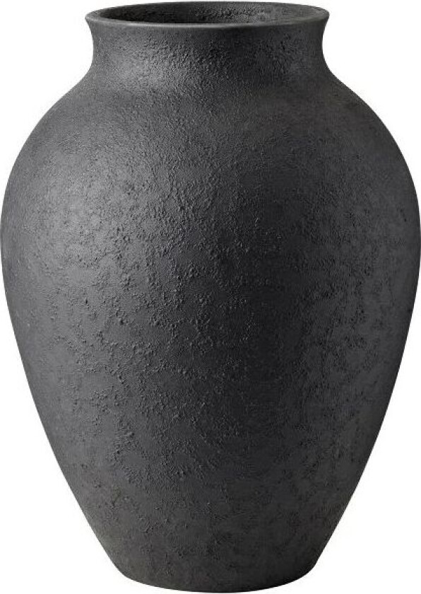 Knabstrup vase 27 cm Svart