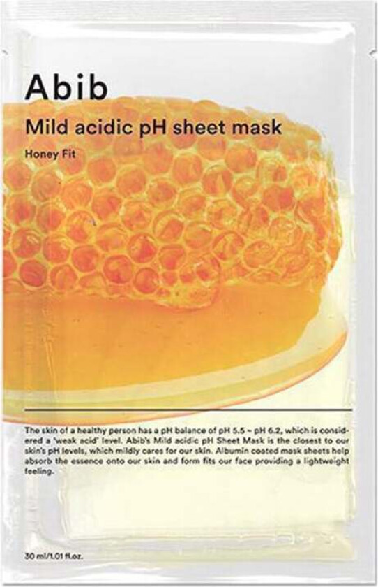 Mild Acidic Ph Sheet Mask Honey Fit