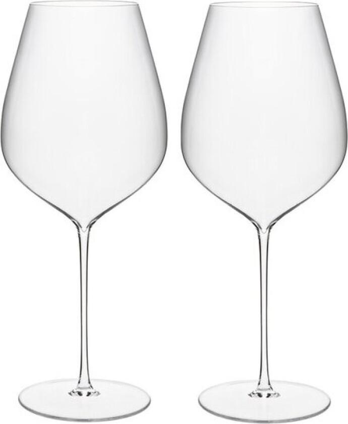 - Elegance rødvinsglass 63 cl 2 stk klar