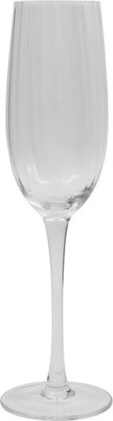 - Rill champagneglass 23 cl klar