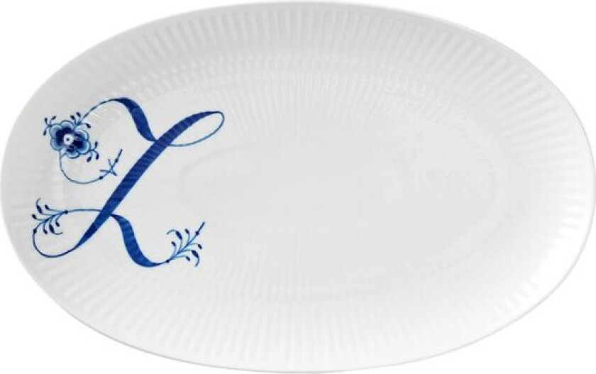 - Alfabet oval tallerken Z 23 cm