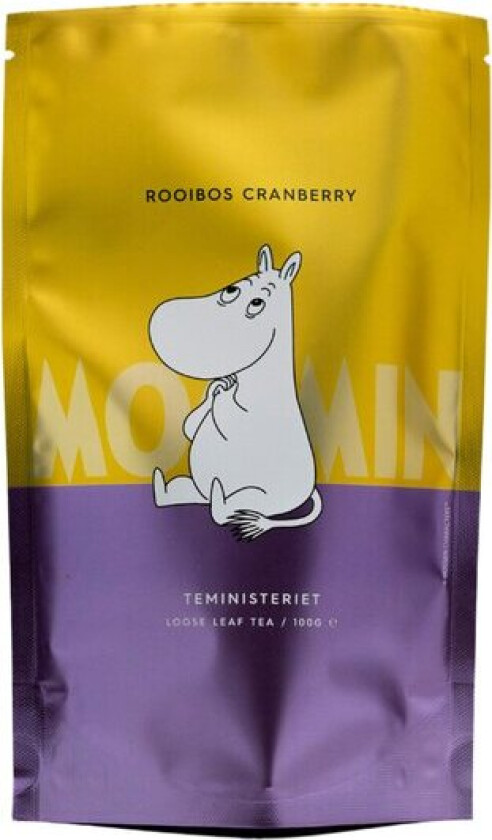- Mummi refill Mummitrollet rooibos te tranebær 100g