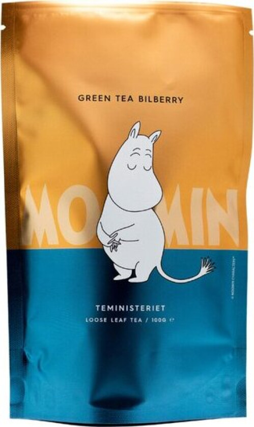 - Mummi refill Mummitrollet grønn te blåbær 100g