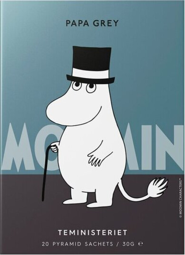 Bilde av - Mummi pyramideposer Mummipappa Grey svart te appelsin 20 stk