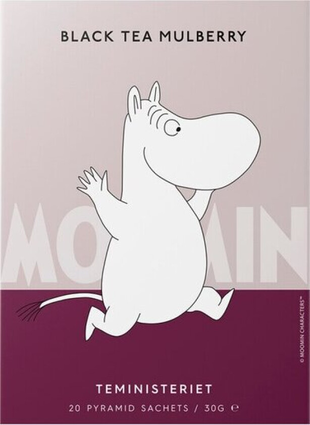 - Mummi pyramideposer Mummitrollet svart te morbær 20 stk